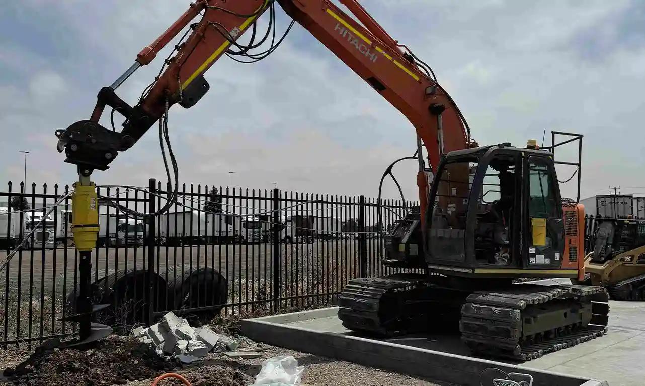 Aussie Buckets Auger Gear in Action Real Life