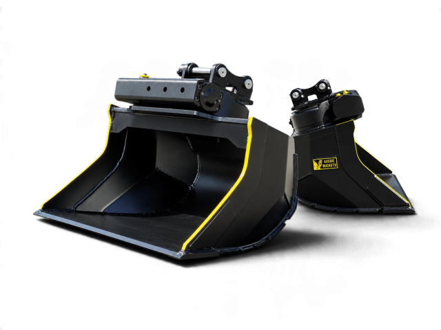 Rotating Grading Bucket
