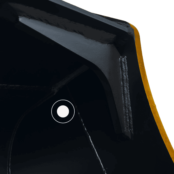 Mud Bucket - Reinforced wear plating