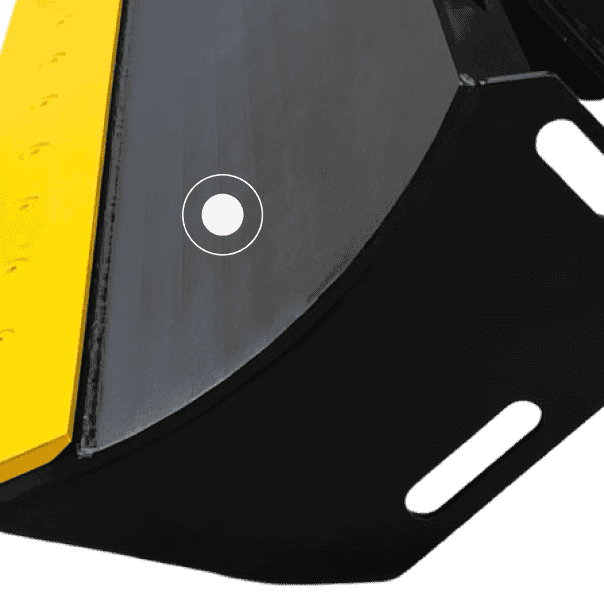 Grader Blade - Reinforced head bracket with gussets