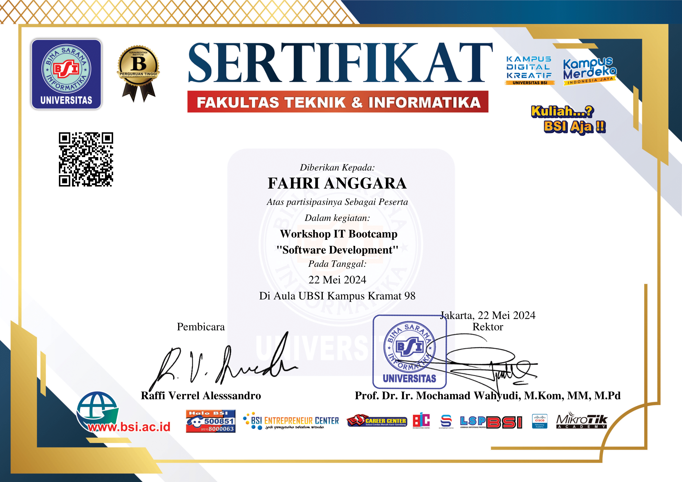 Workshop IT Bootcamp