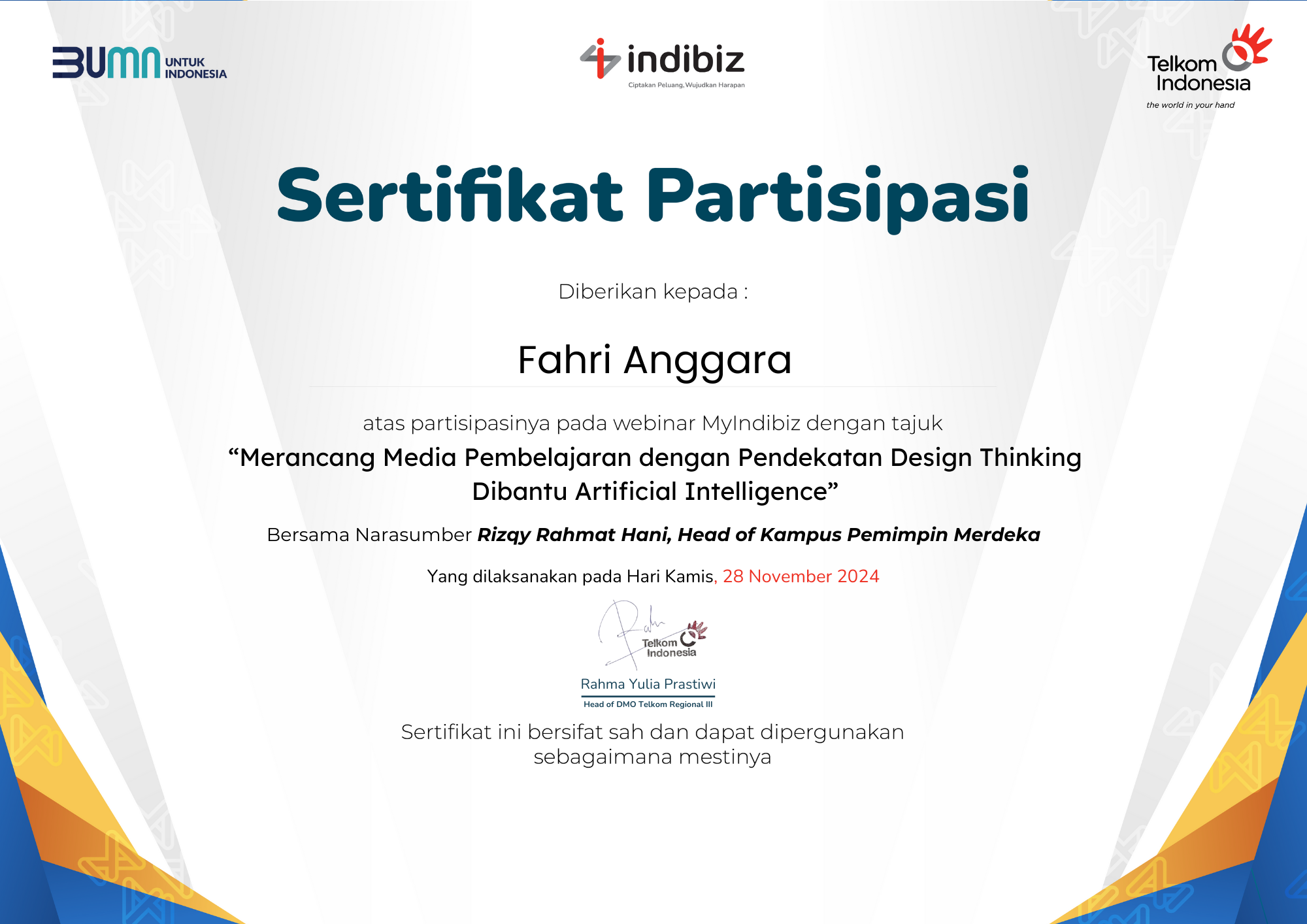 Merancang Media Pembelajaran dengan Pendekatan Design Thinking