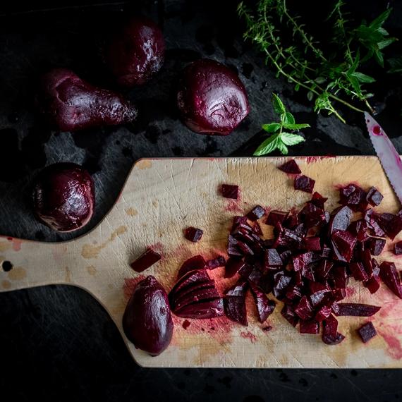 Zutaten Randentatar mit Labneh