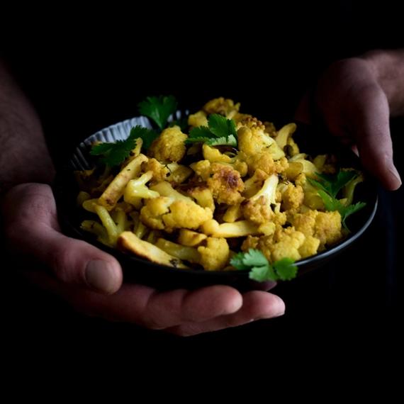 Aloo Gobi (Indischer Blumenkohl mit Kartoffeln)