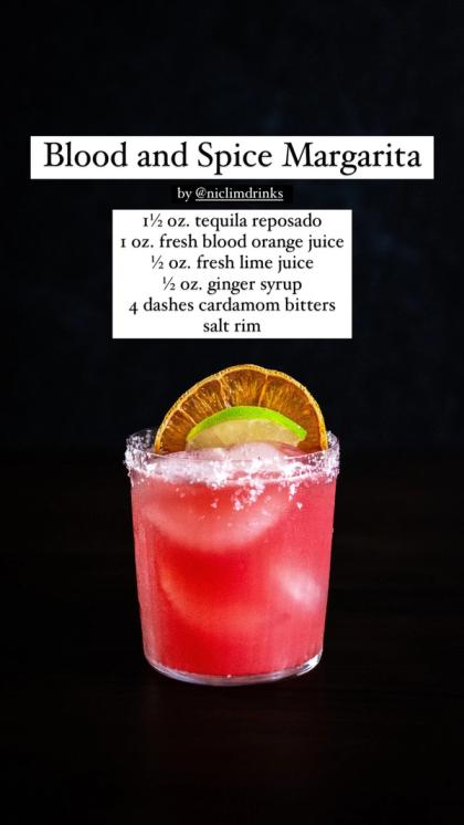 Blood and Spice Margarita