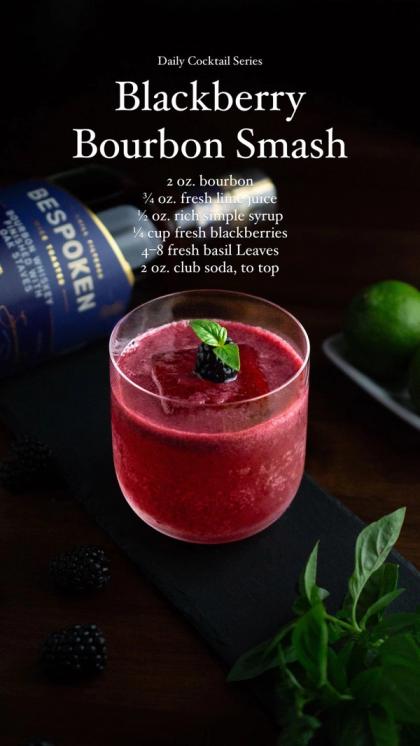 Blackberry Bourbon Smash
