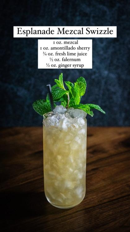 Esplanade Mezcal Swizzle