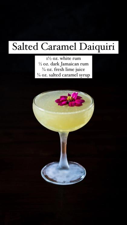 Salted Caramel Daiquiri
