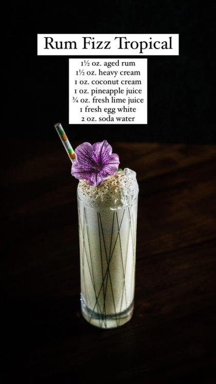 Rum Fizz Tropical