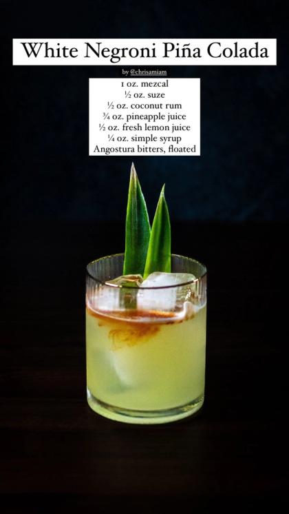 White Negroni Piña Colada