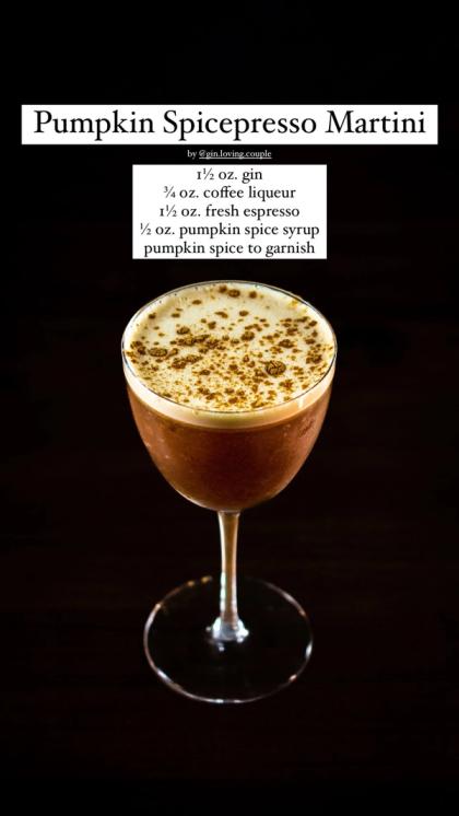 Pumpkin Spicepresso Martini