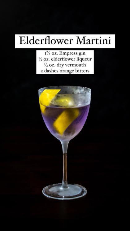 Elderflower Martini