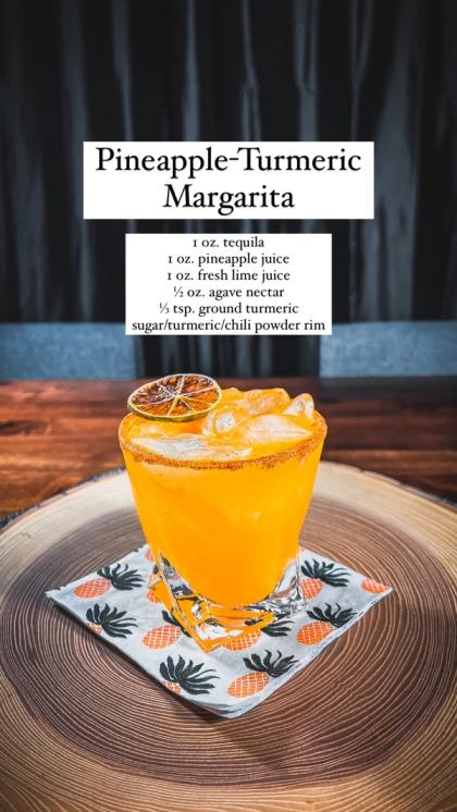Pineapple Turmeric Margarita