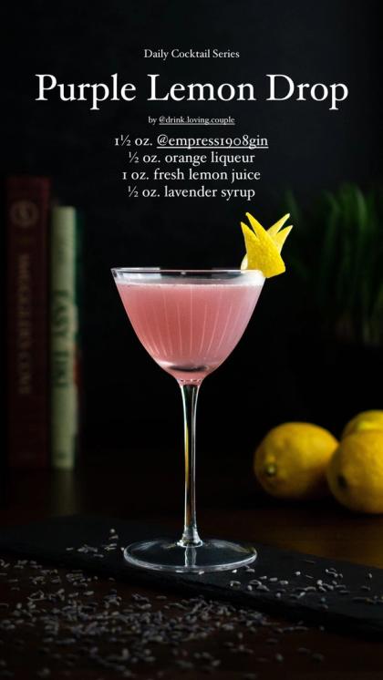Purple Lemon Drop
