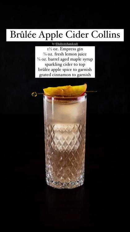 Brûlée Apple Cider Collins