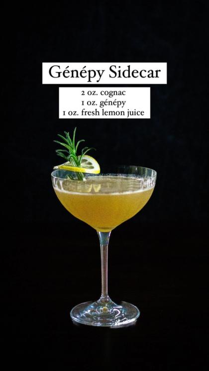 Génépy Sidecar