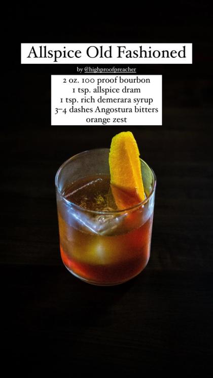 Allspice Old Fashioned