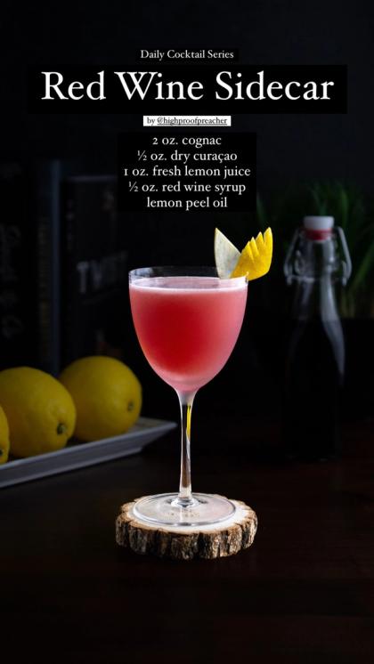 Red Wine Sidecar