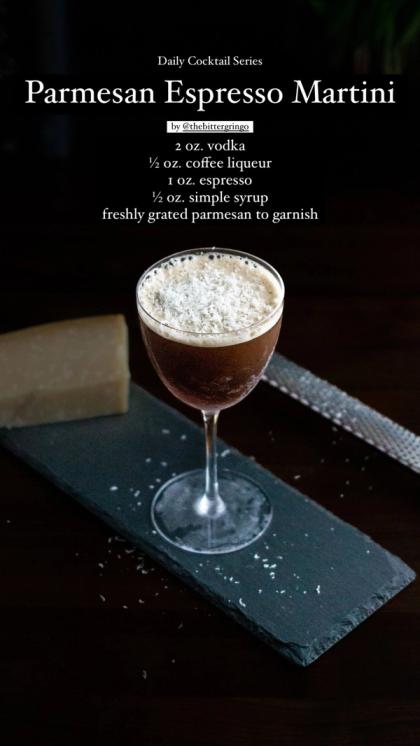 Parmesan Espresso Martini