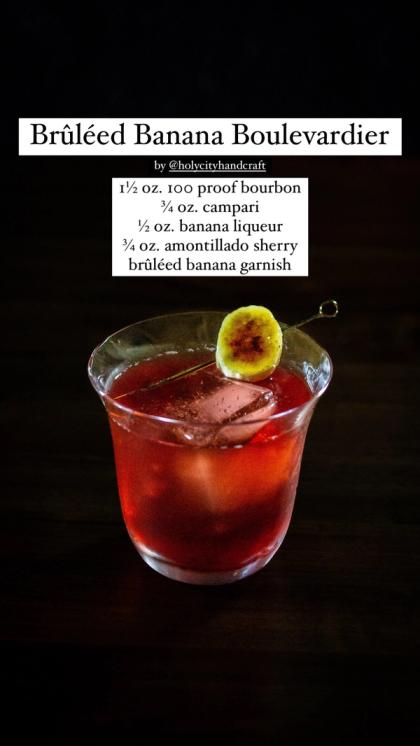 Brûléed Banana Boulevardier