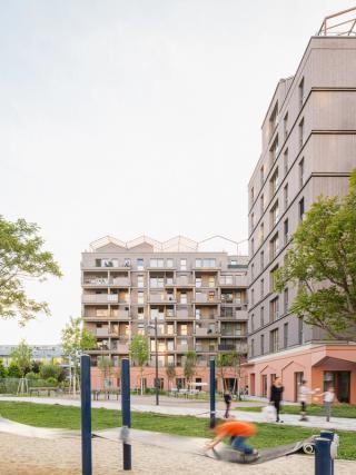 Residential Quarter Red Emma – Timber hybrid & social living in Vienna