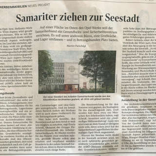 Samariter ziehen in die Seestadt