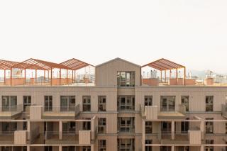 Residential Quarter Red Emma Timber hybrid social living in Vienna Residential Quarter Red Emma Timber hybrid social living in Vienna