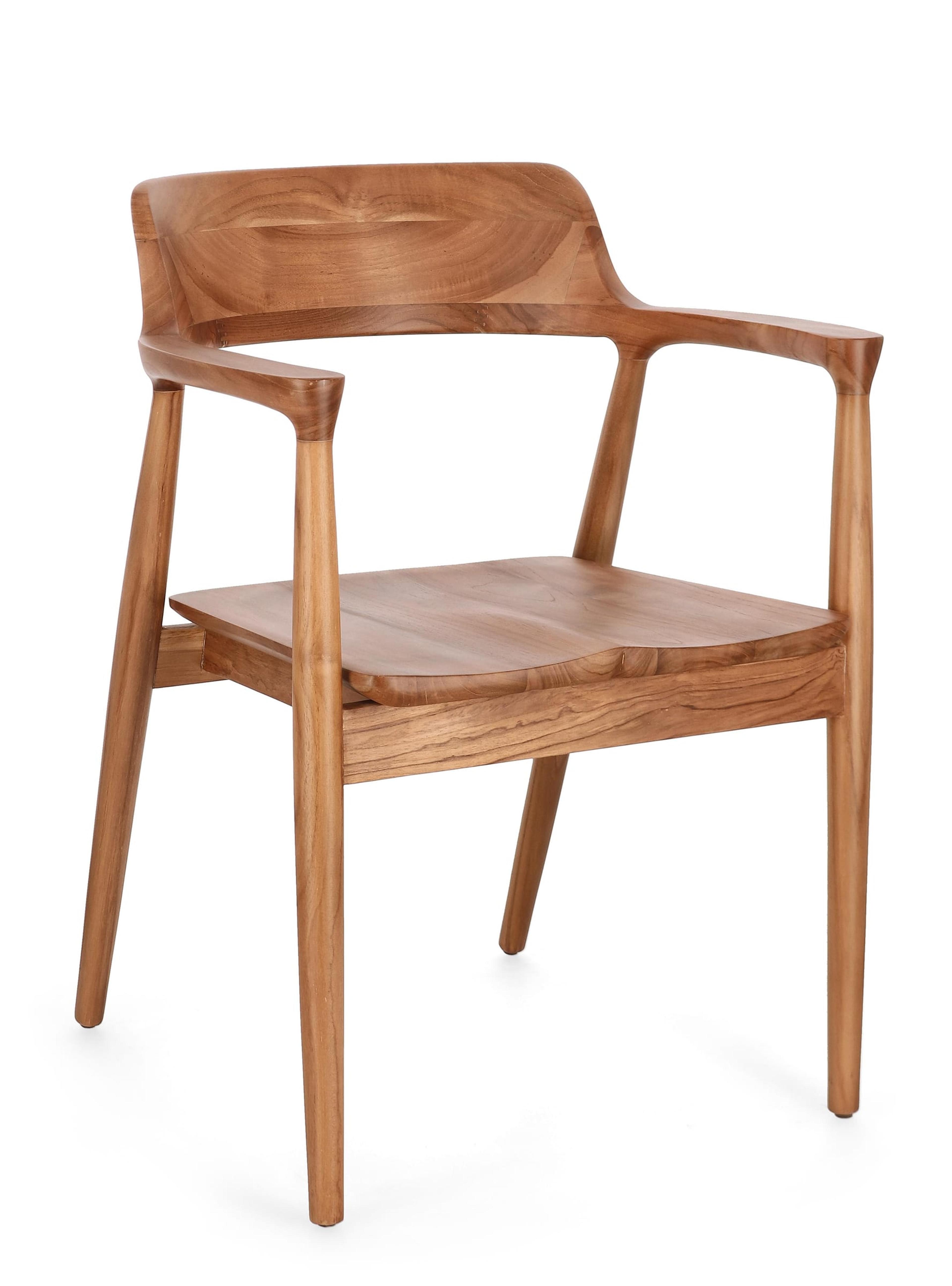 Sedia Boro, legno naturale