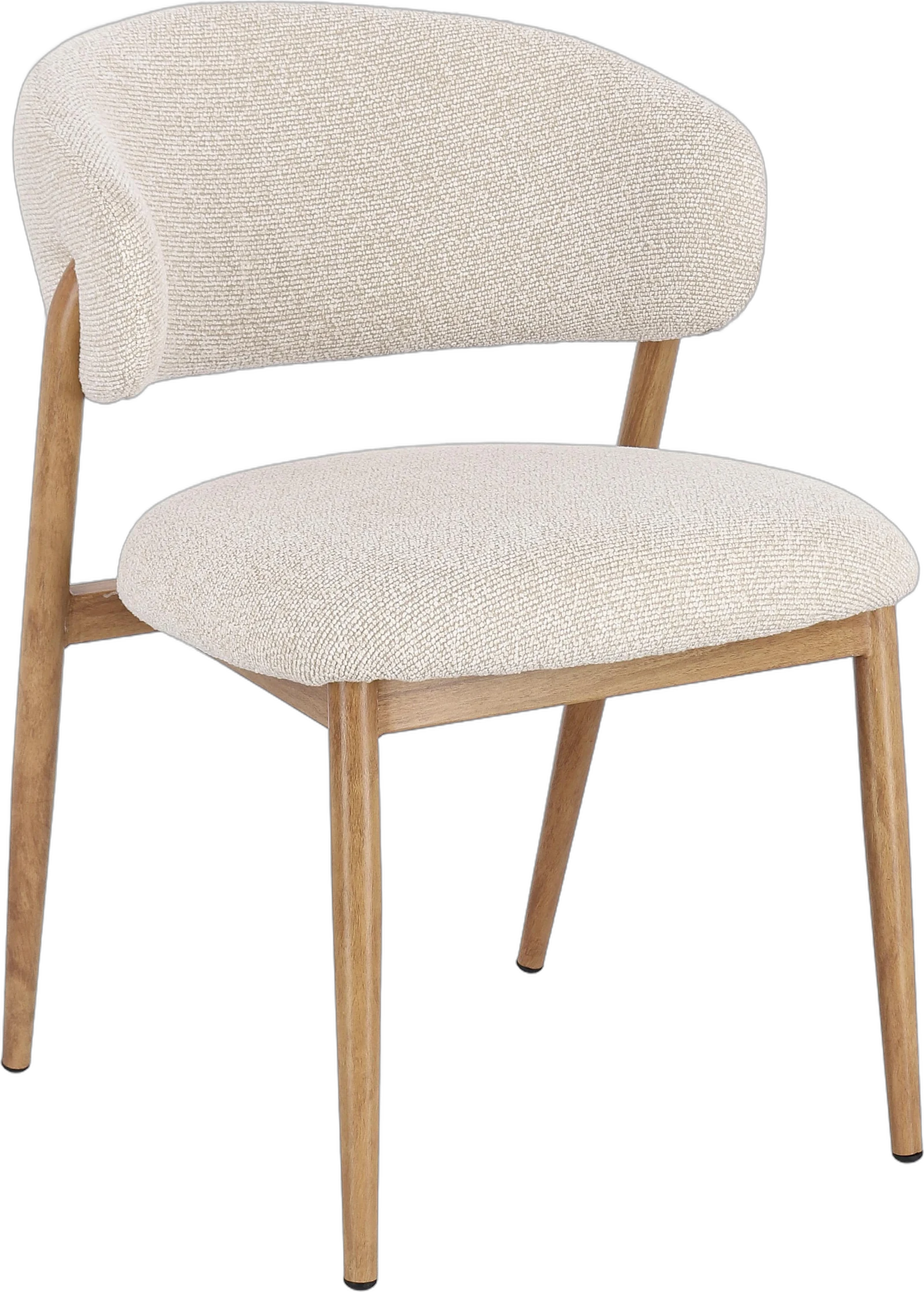 Sedia imbottita con gambe in legno – Sedie