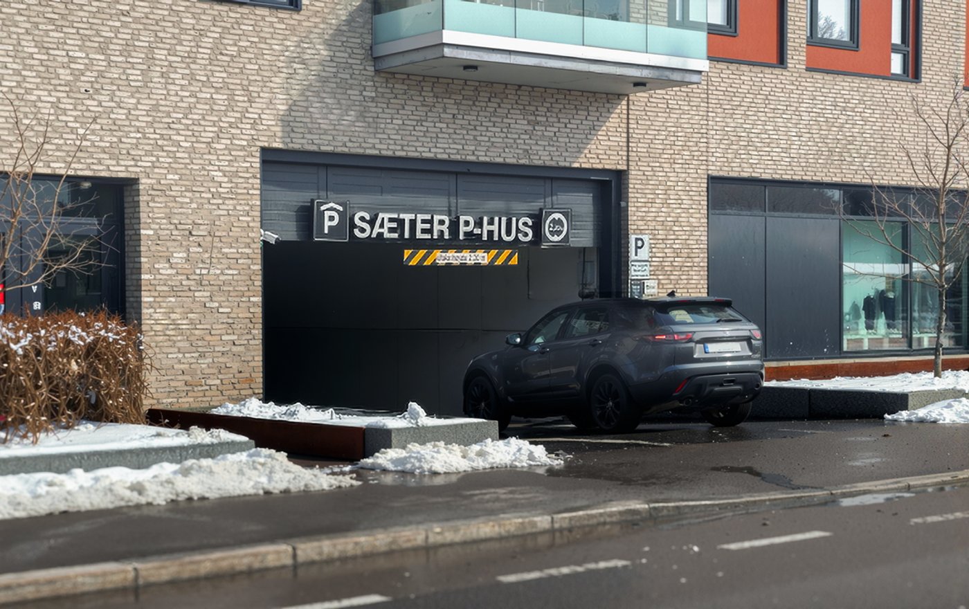 Entrance area at Sæter Torg