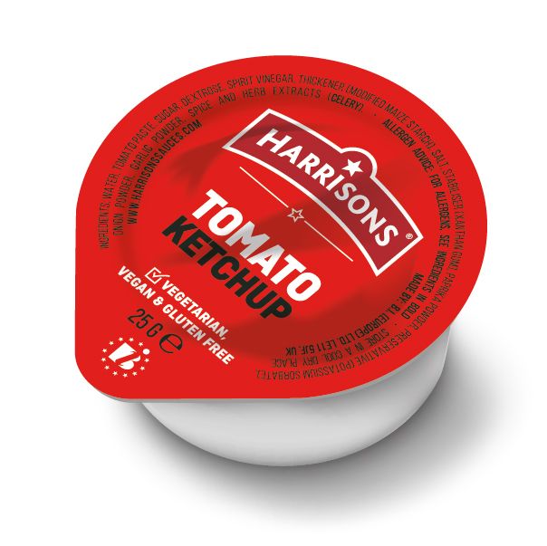 Harrisons Tomato Ketchup Pots 100x25