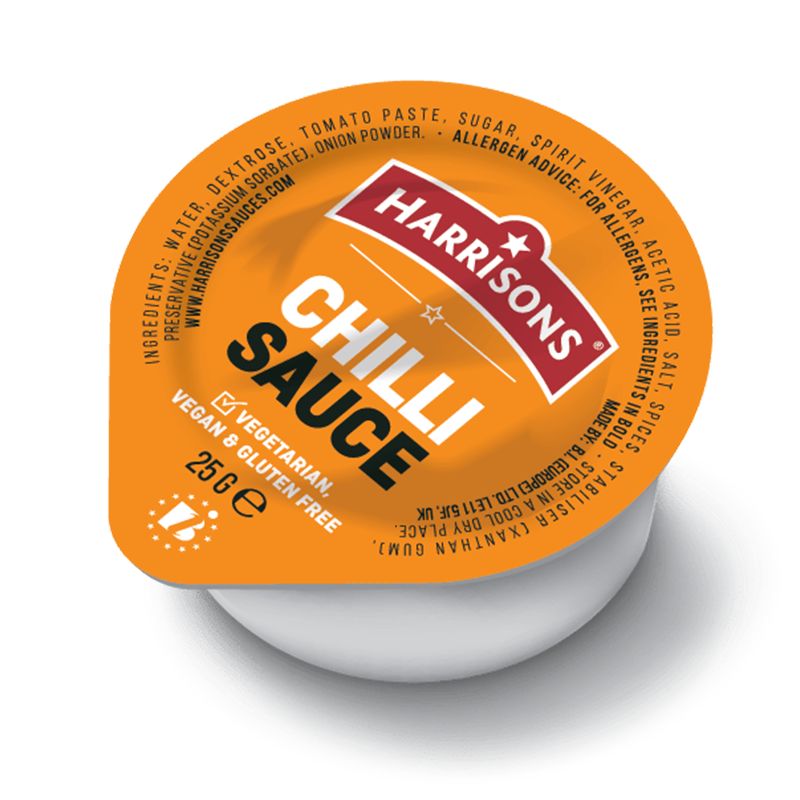 Harrisons Chilli Sauce Pots 100x25