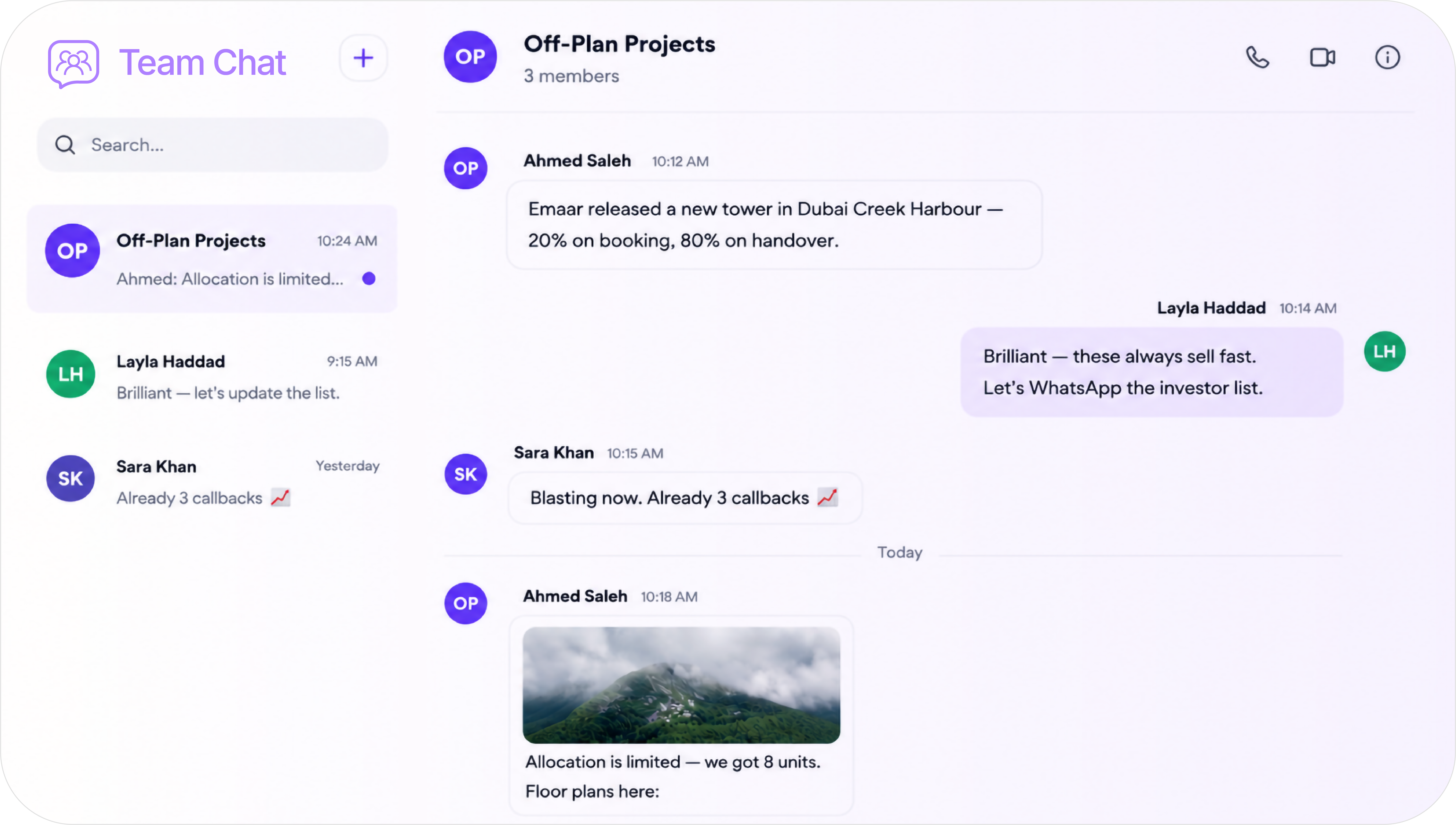 COM8 team chat
