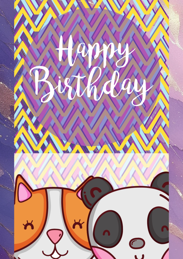 Free printable birthday card + 13. Click to download and print this unique card.
