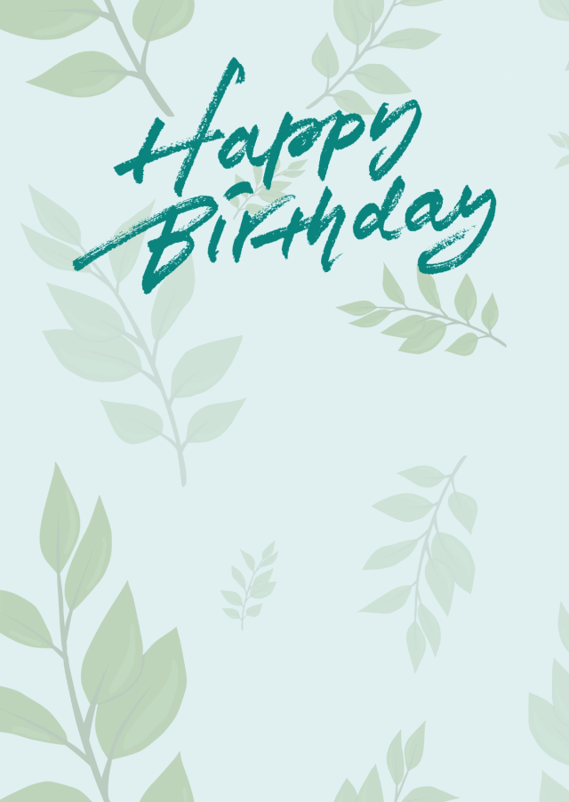Free printable birthday card + 06. Click to personalize this card online.