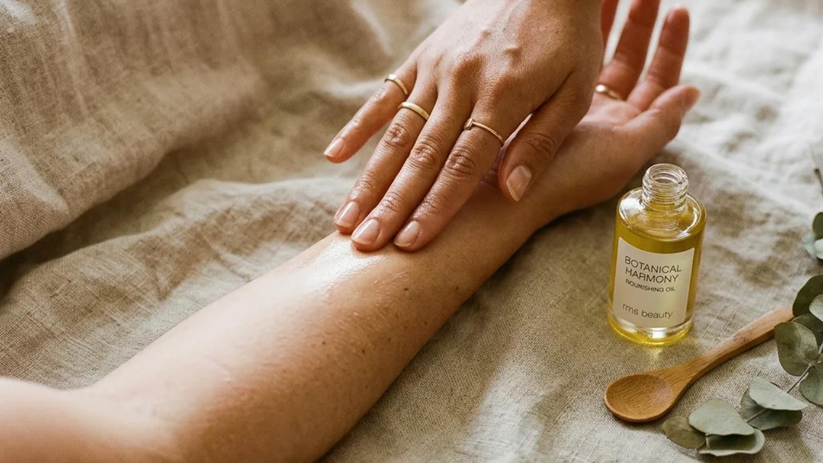 Feminine cycle renewal ritual in a calm treatment room