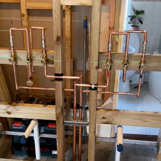 several pipes