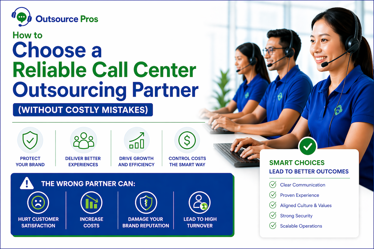 How to Choose a Reliable Call Center Outsourcing Partner (Without Costly Mistakes)