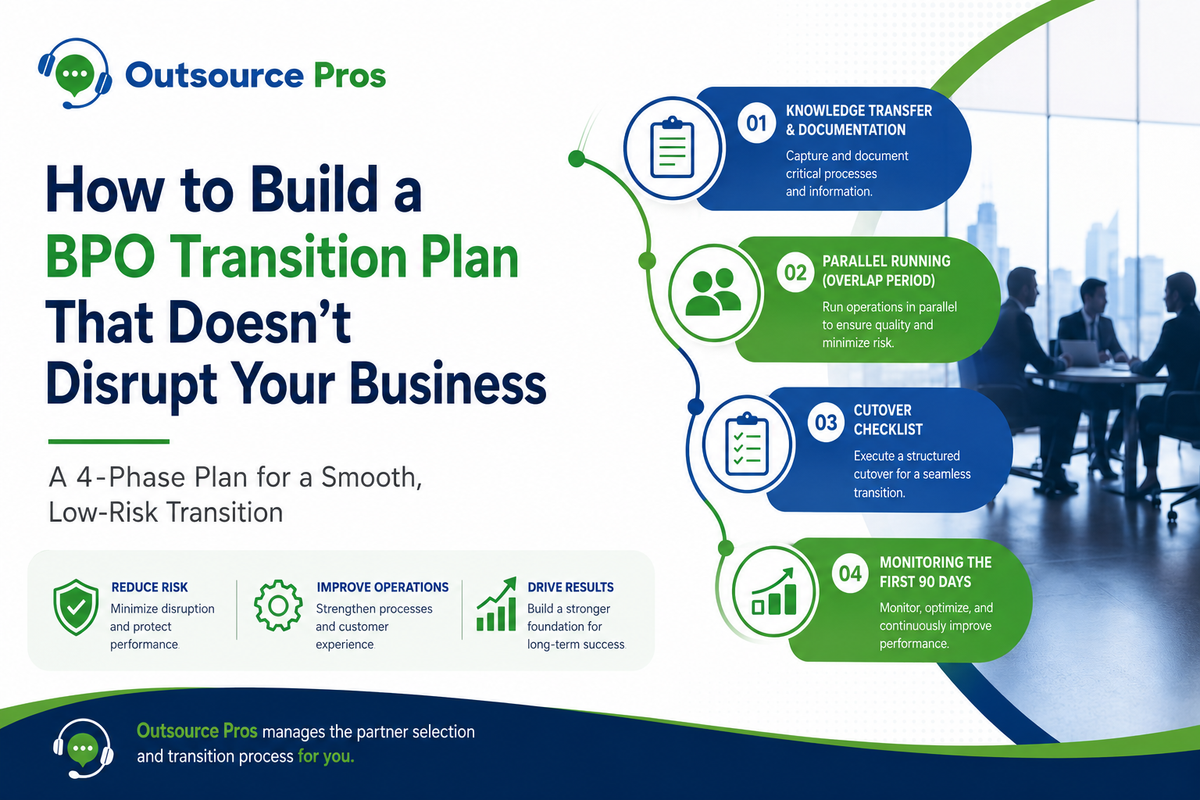 How to Build a BPO Transition Plan That Doesn't Disrupt Your Business