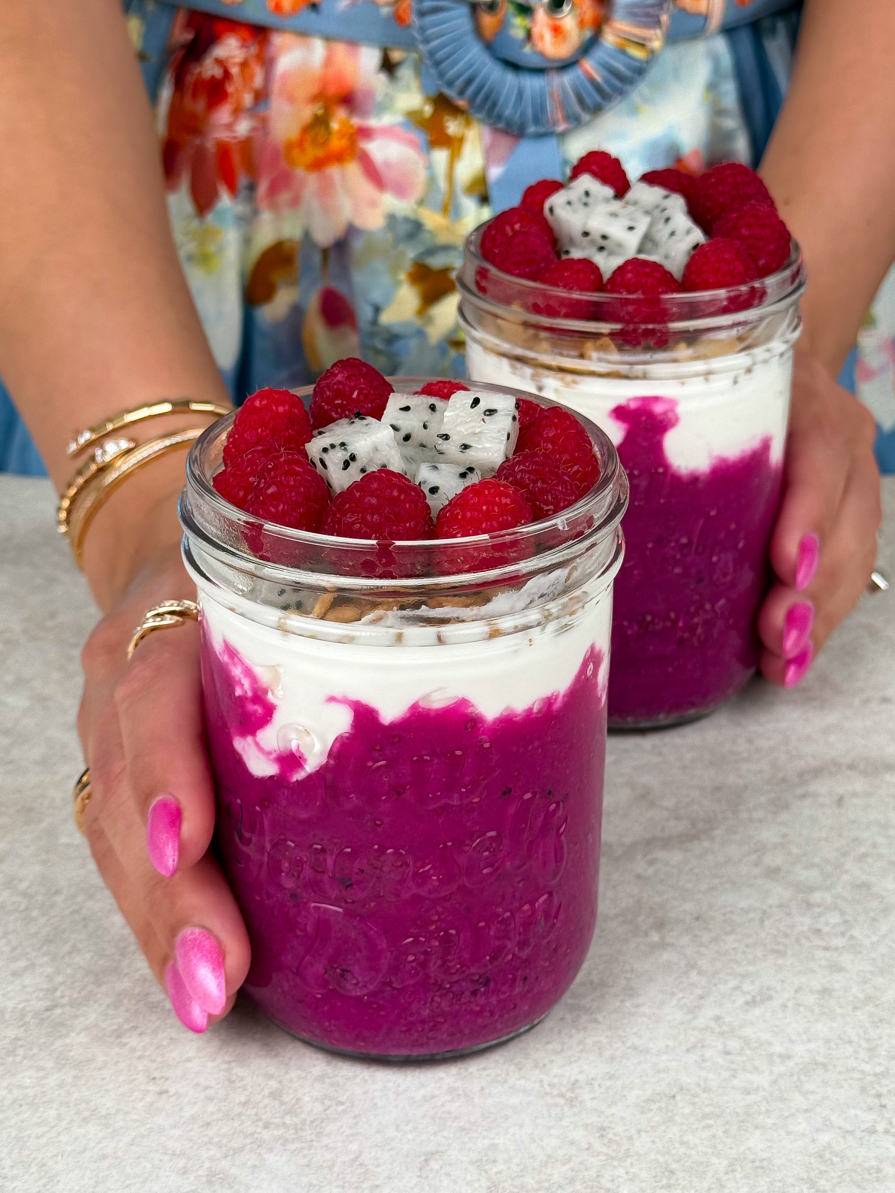 Dragon Fruit Chia Pudding