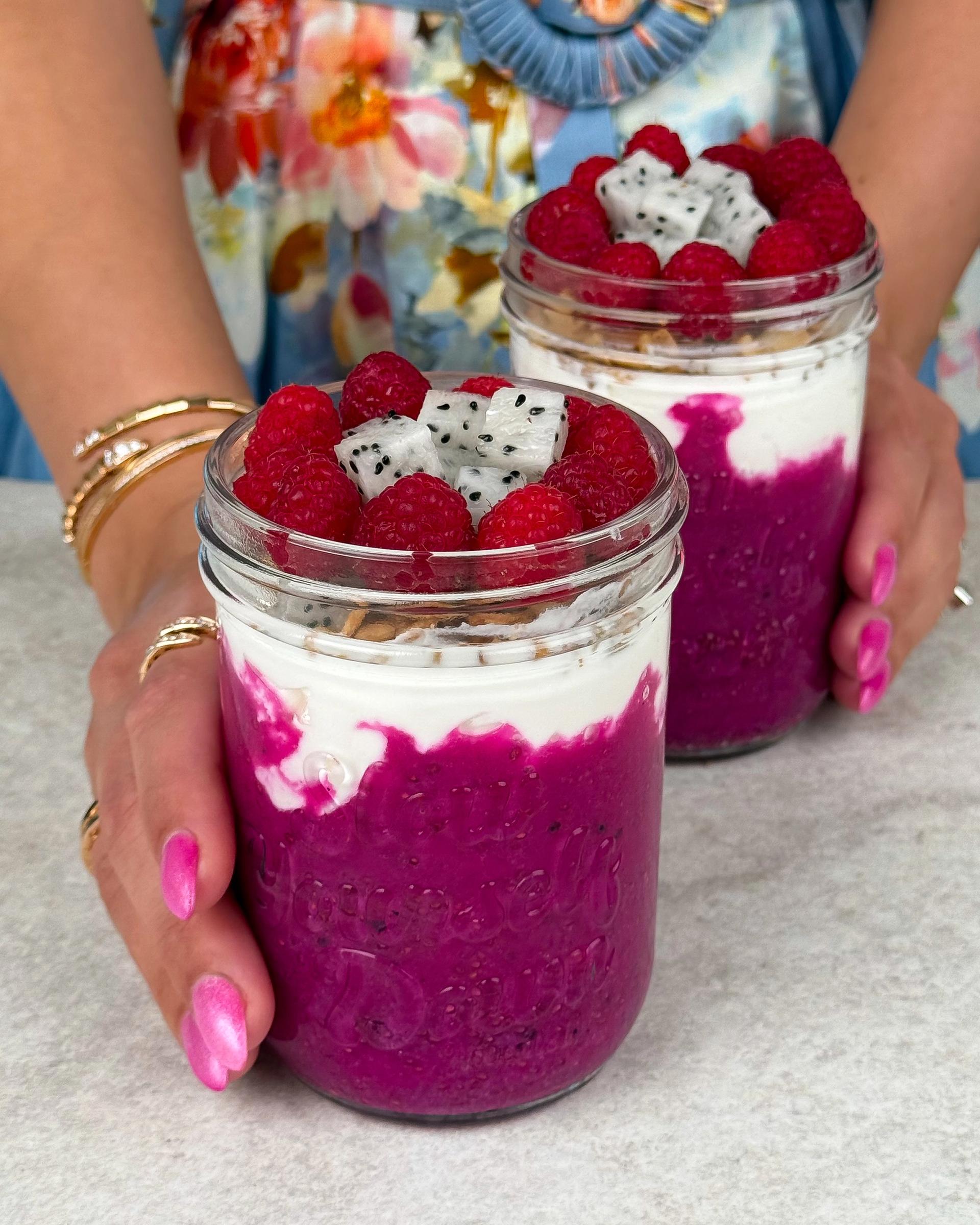 Dragon Fruit Chia Pudding