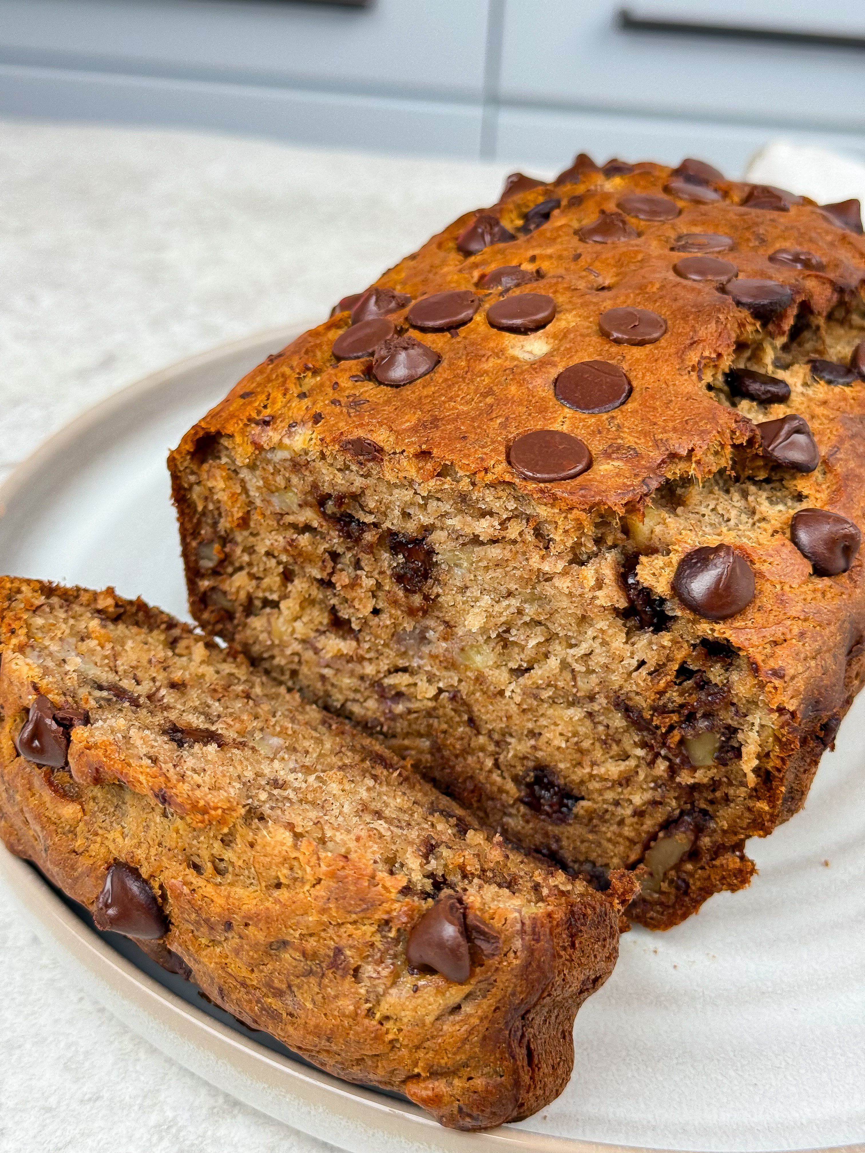 Chocolate Chip Walnut Banana Bread