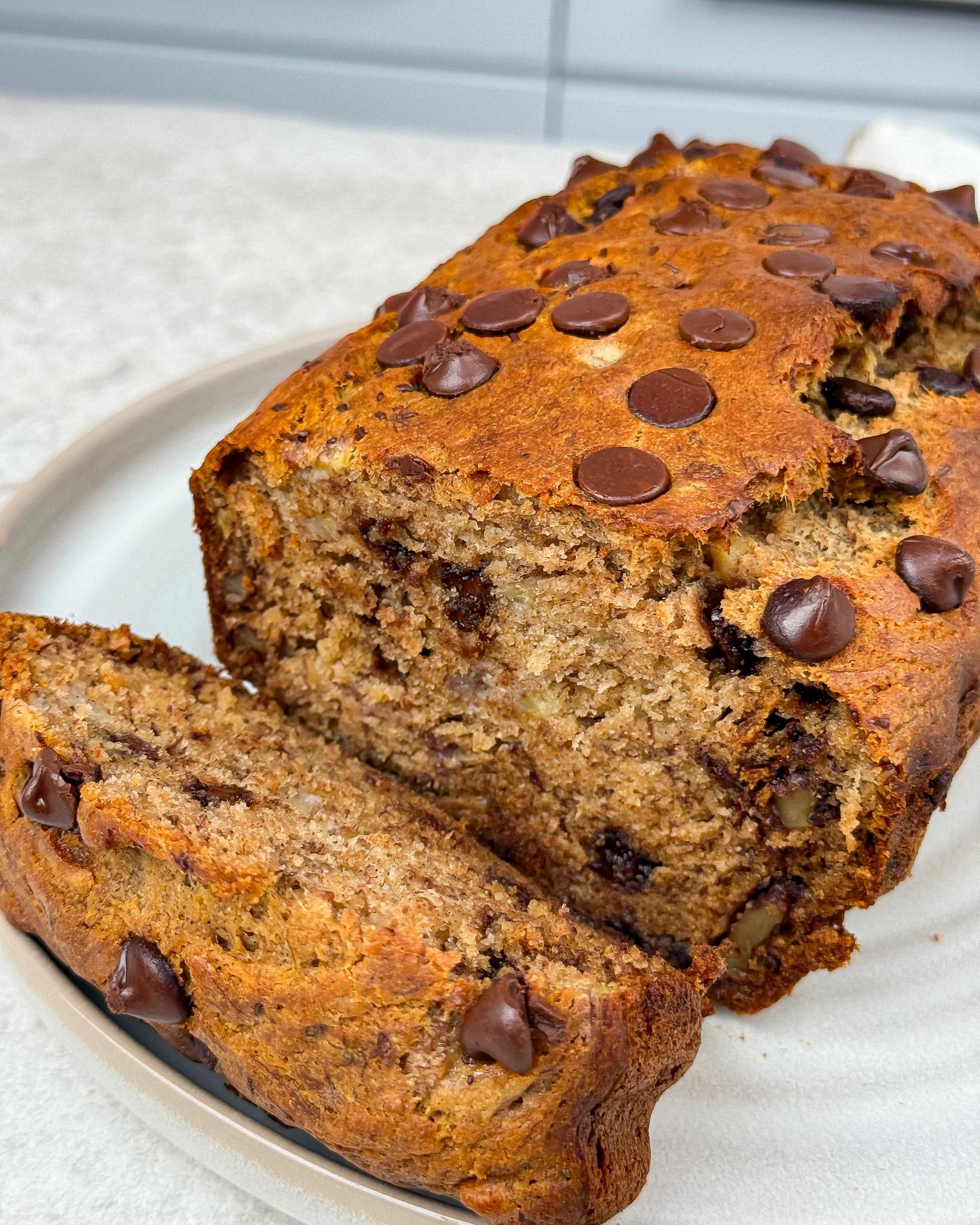 Chocolate Chip Walnut Banana Bread