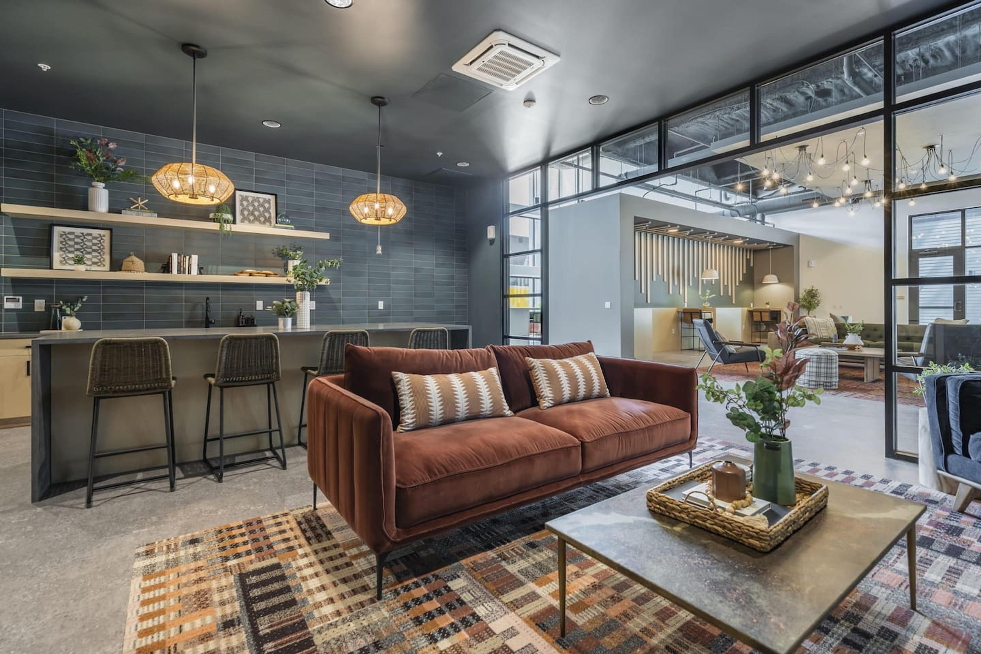 Common: Community Kitchen Area + Co-working/Relaxation Areas