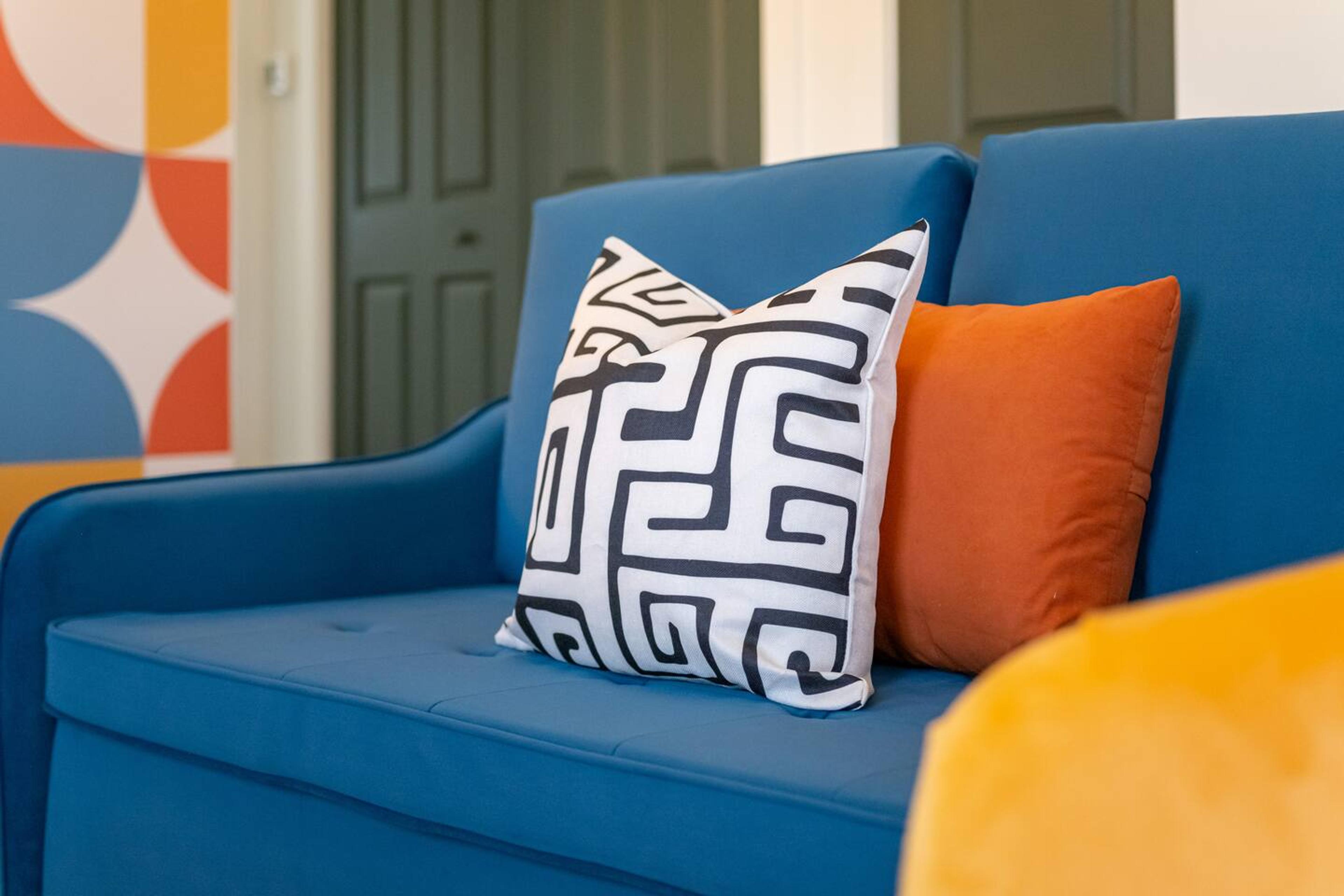 Living room comfy couch