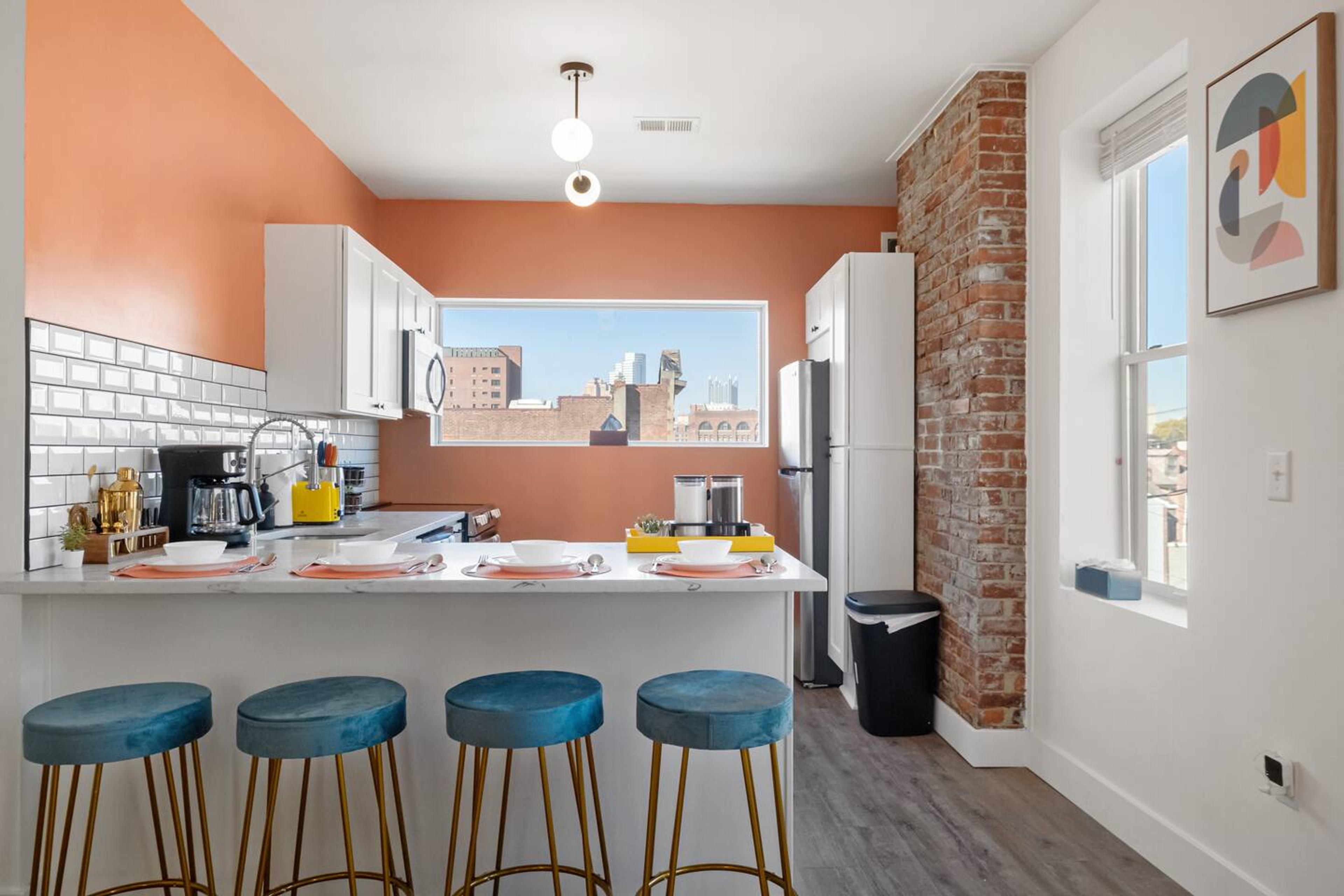 Kitchen and dining space