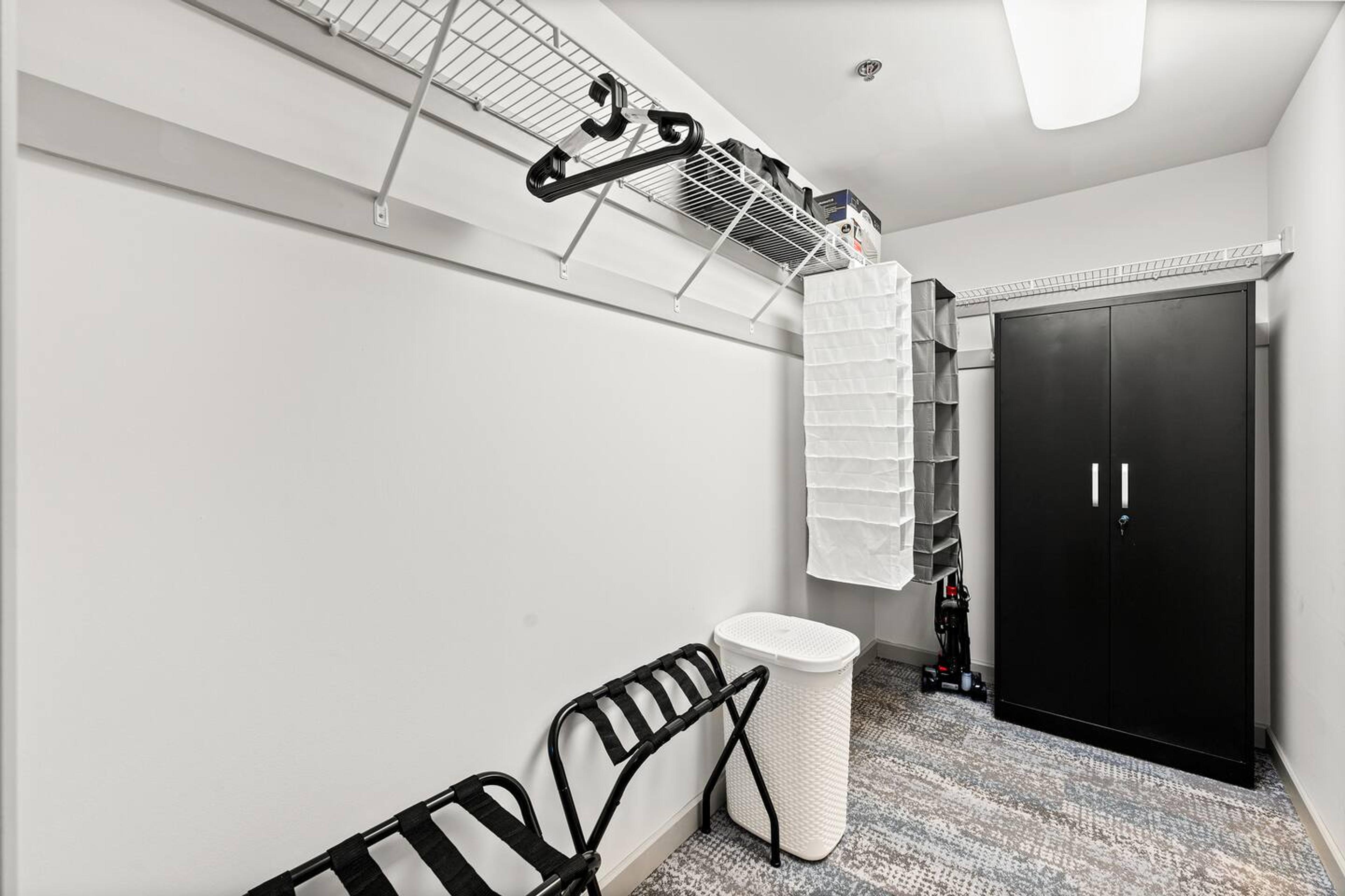 Closet space available in bedroom 2
