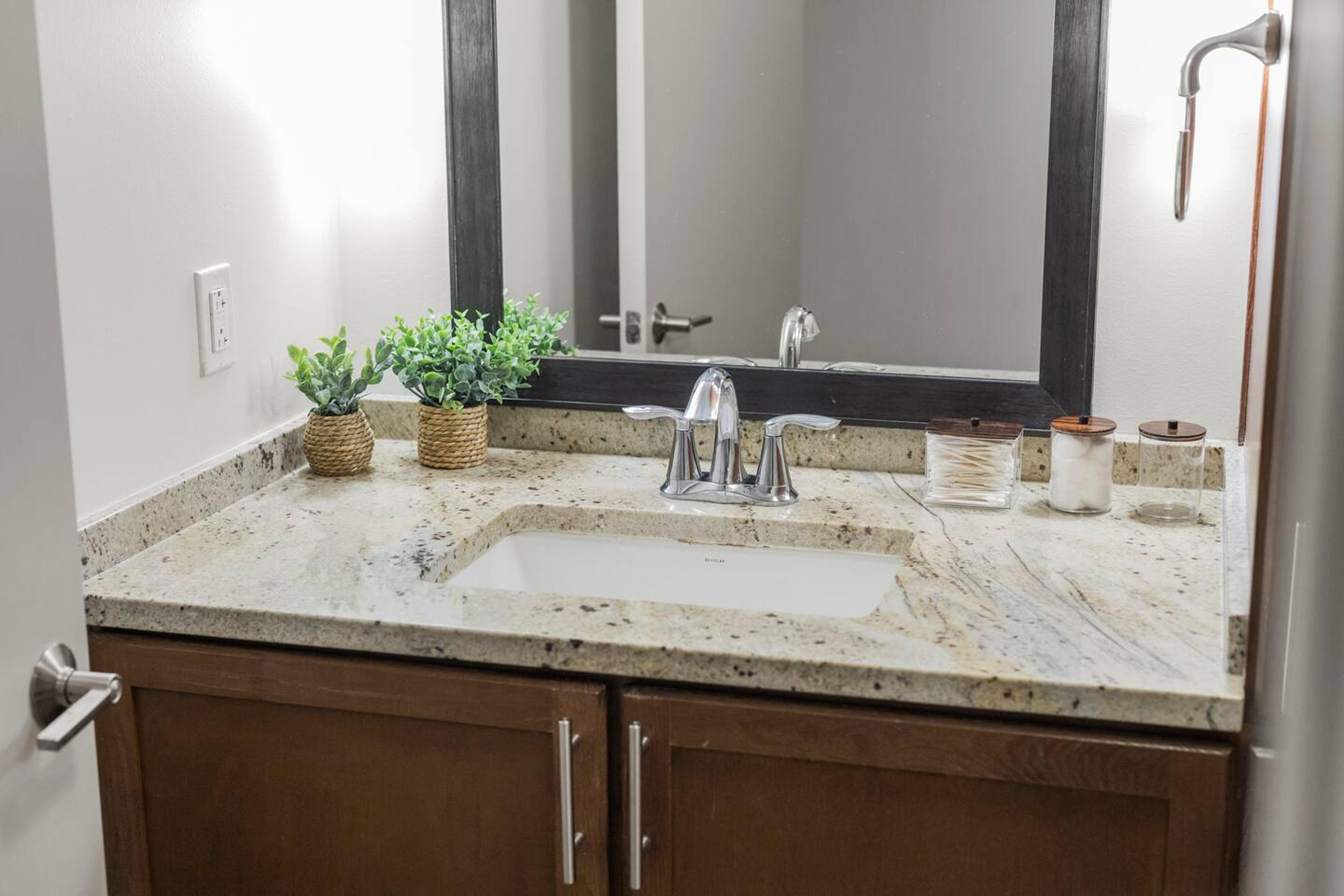Kitchen sink area