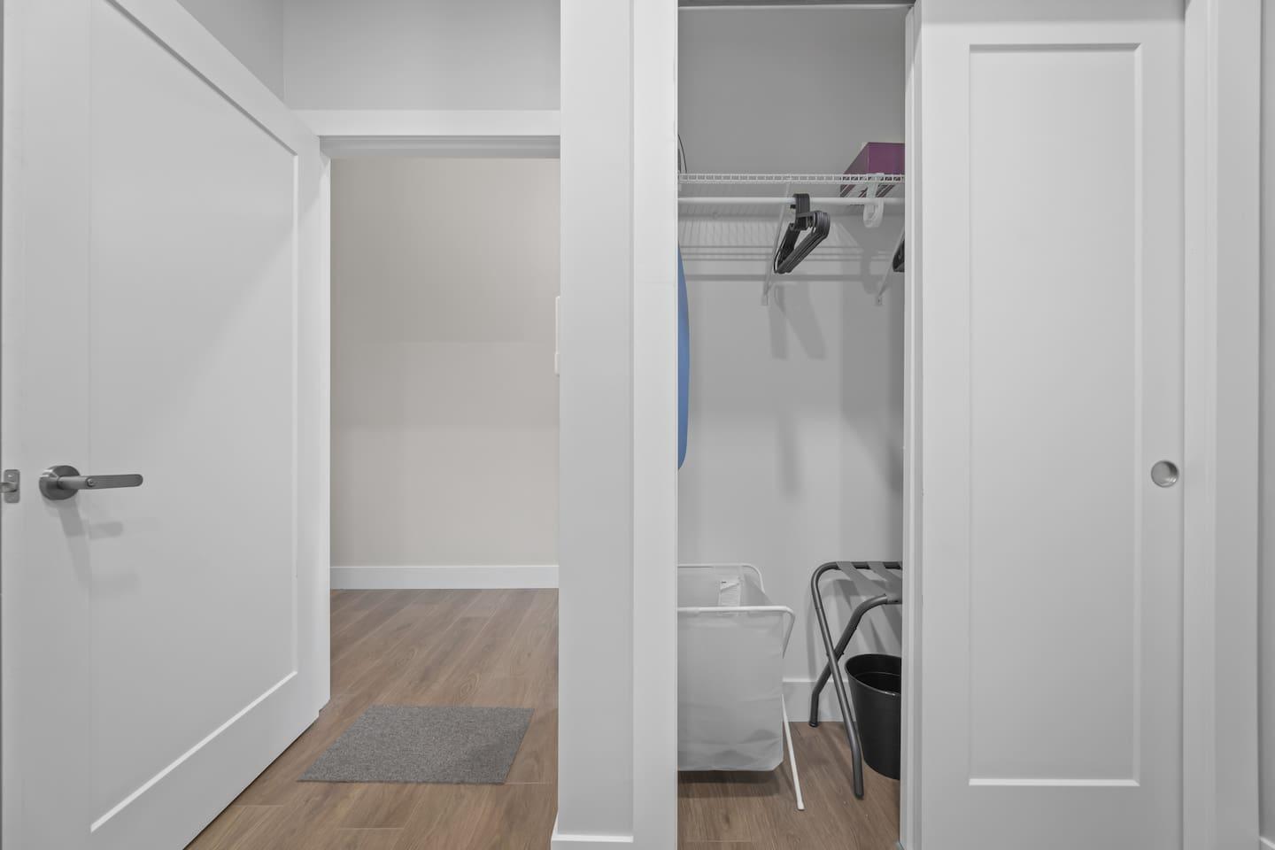Bedroom 1 with closet space