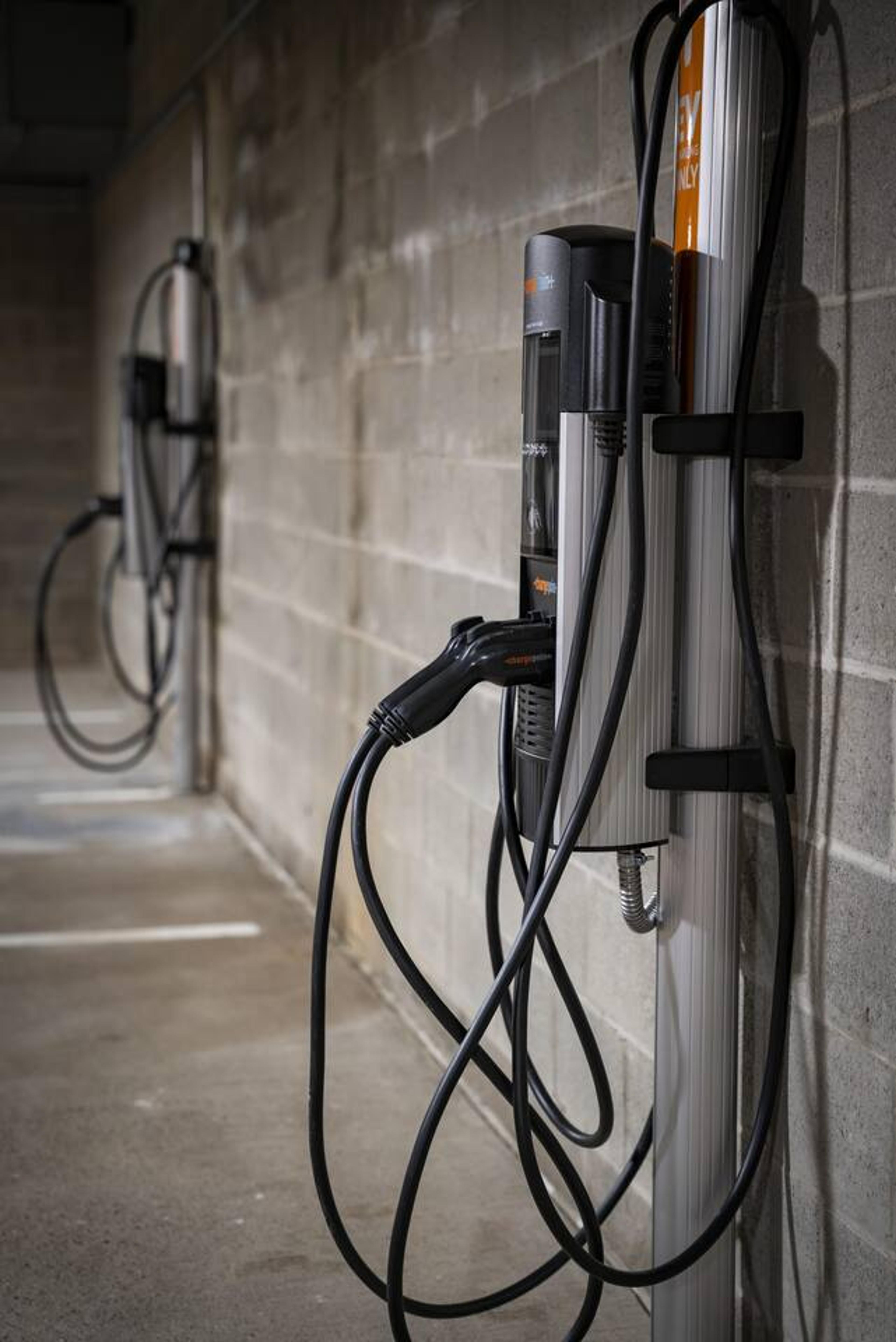 "EV charging station available for your convenience, supporting eco-friendly travel during your stay.